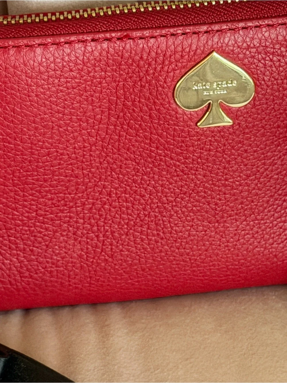 kate spade sleek red